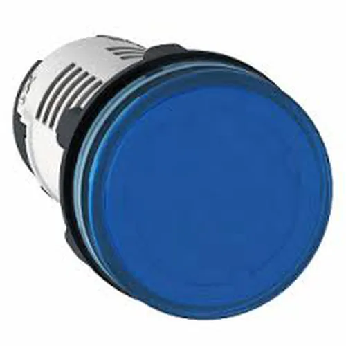 Đèn báo pha 230VAC Ø22 màu xanh dương Schneider Nút nhấn  đèn báo công tắc họ XB7 XB7EV06MP