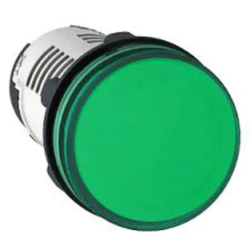 Đèn báo pha 230VAC Ø22 màu xanh lá Schneider Nút nhấn  đèn báo công tắc họ XB7 XB7EV03MP