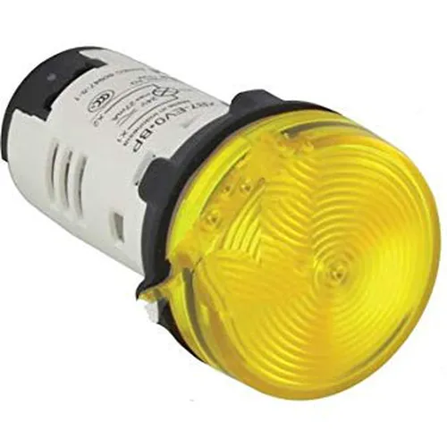 Đèn báo pha 24VDC Ø22 màu vàng Schneider Nút nhấn  đèn báo công tắc họ XB7 XB7EV05BP