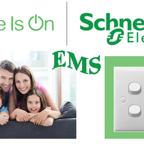 Bộ công tắc đơn 2 chiều 10A  mặt kim loại Schneider E30 & EMS ESM31_2_3A