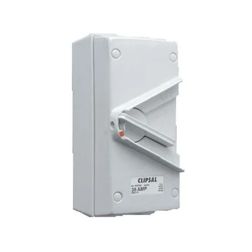 Isolator 2P 35A 500V IP66 Schneider Ngắt điện phòng thấm nước - Isolator- IP66 WHD35_GY