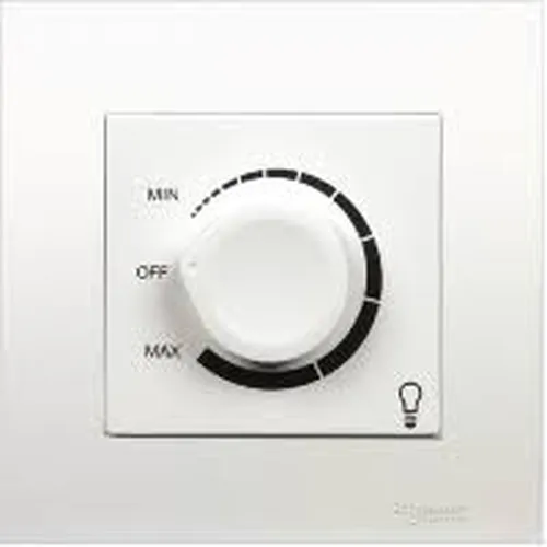 Dimmer điều chỉnh ánh sáng đèn 400W Schneider Vivace series white KB31RD400_WE