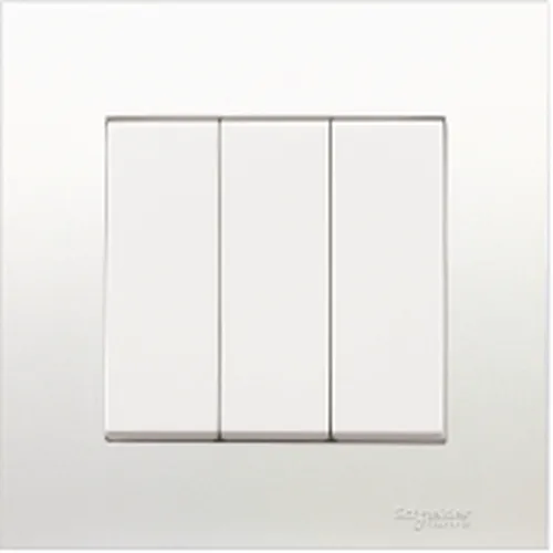 Bộ công tắc ba 1 chiều 16A Schneider Vivace series white KB33_1_WE