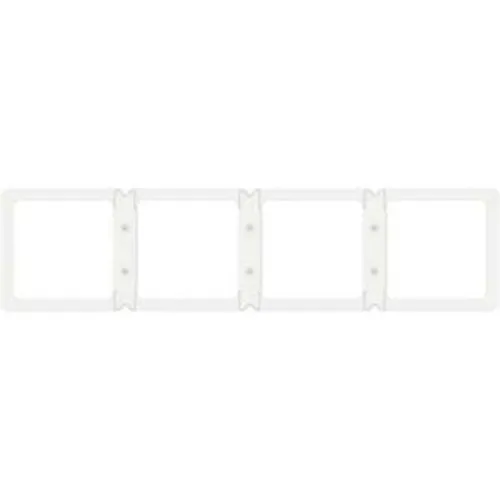 Khung đỡ bốn màu trắng Schneider AvatarOn E8331_46_WE