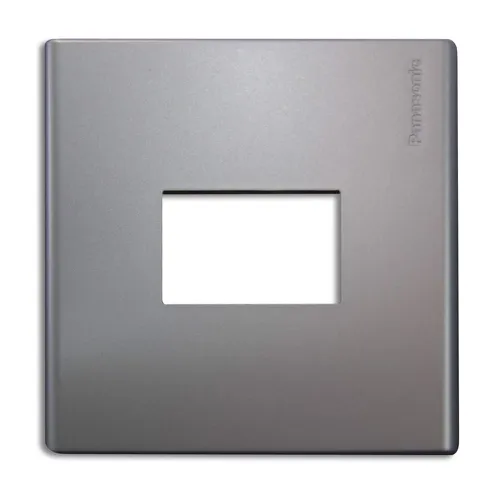 WEB7811MW Mặt BS WIDE, dùng cho 1 thiết bị, màu trắng ánh kim Panasonic