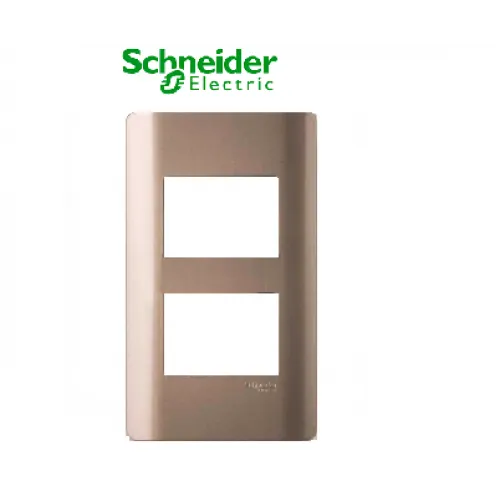 Mặt che hai thiết bị size S Schneider Zencelo- A Đồng A8402S_SZ_G19