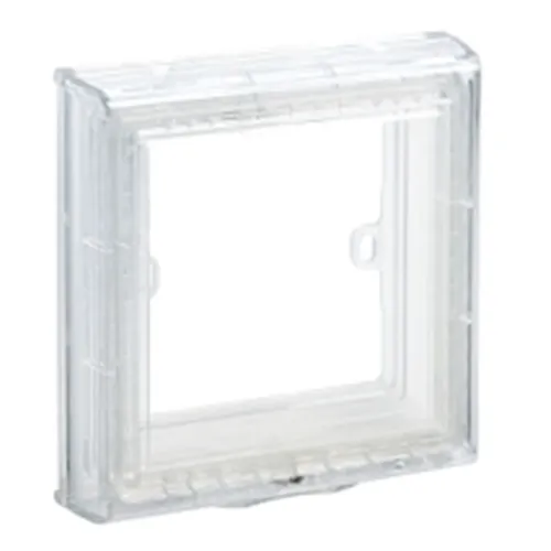 Mặt che (không đế) phòng thấm nước mặt đơn cho công tắc loại vuông IP55 Schneider S-Classic E223M_TR