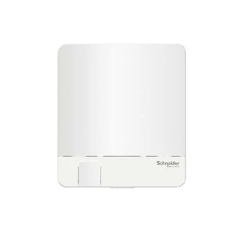 Mặt cho 1 công tắc có móc treo chìa khóa màu trắng Schneider AvatarOn E8331KH_WE