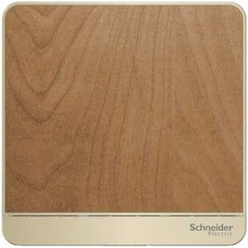 Mặt cho 1 công tắc màu gỗ Schneider AvatarOn E8331_WD