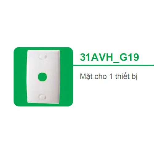 Mặt cho 1 thiết bị Schneider S-Classic 31AVH_G19