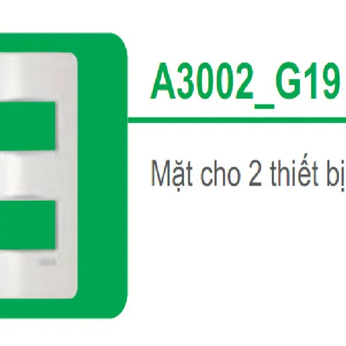 Mặt cho 2 thiết bị size S Schneider Concept A3002_G19