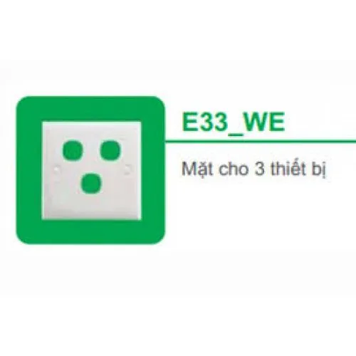 Mặt cho 3 thiết bị Schneider E30 & EMS E33_WE