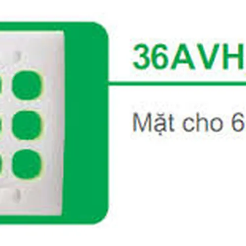Mặt cho 6 thiết bị Schneider S-Classic 36AVH_G19
