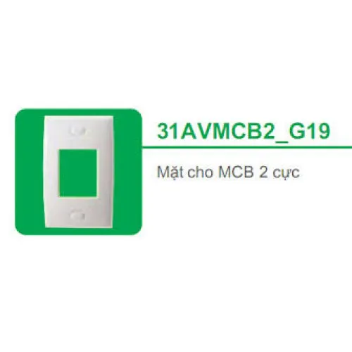 Mặt cho MCB 2 cực Schneider S-Classic 31AVMCB2_G19