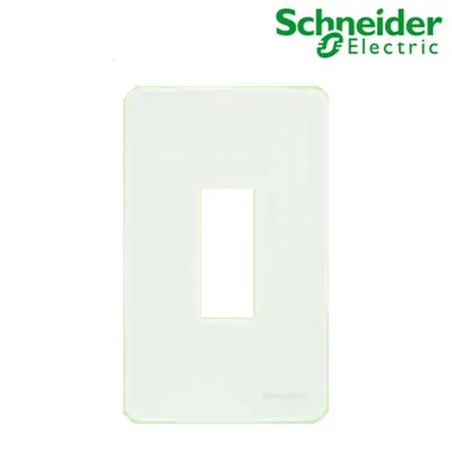 Mặt dùng cho MCB 1 cực Schneider Zencelo- A Trắng A8401MCB_WE_G19