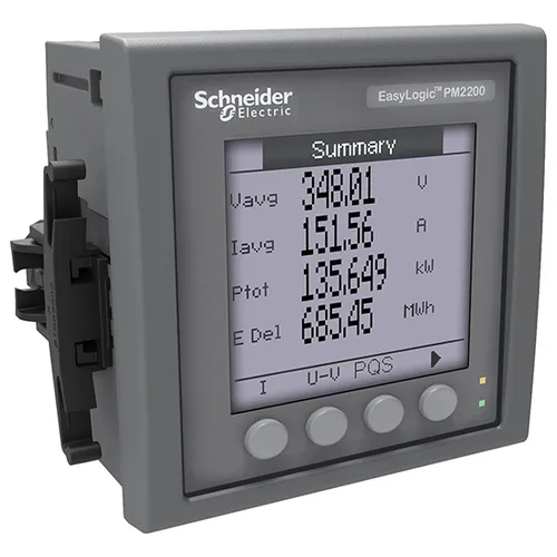 ĐỒNG HỒ KỸ THUẬT SỐ PM2000 Schneider Bộ điều khiển & Đồng hồ METSEPM2220