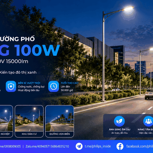 [Philips Inside] Đèn LED Chiếu Sáng Đường Phố Citilight