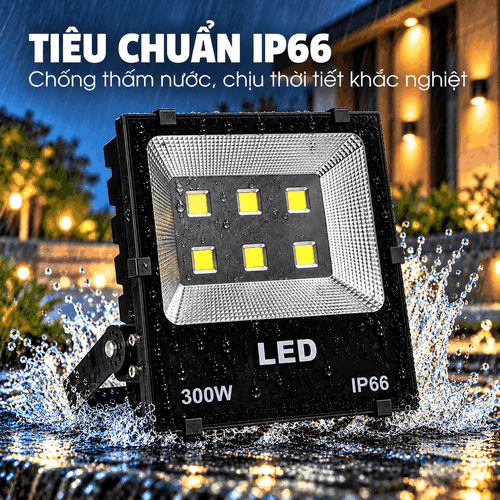 [PHILIPS INSIDE] Đèn Pha LED Floodlight Chiếu Sáng Sân Bóng Rổ Ngoài Trời CITILIGHT CTL106F 300W LED450/CW 220-240V 45000LM