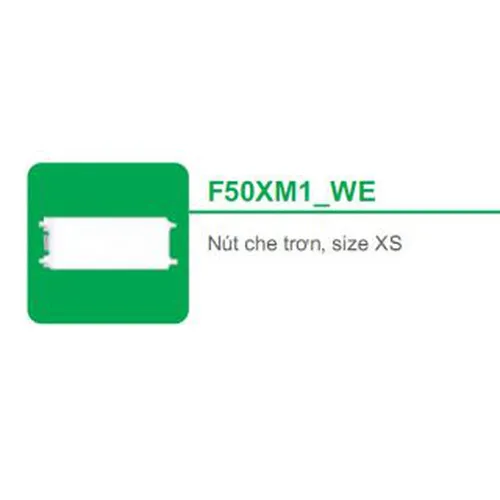 Nút che trơn size XS Schneider S - Flexi F50XM1_WE