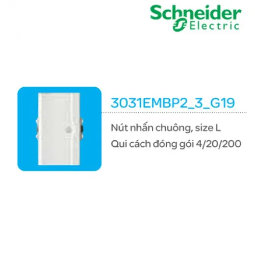 Nút nhấn chuông size L Schneider Concept 3031EMBP2_3_G19