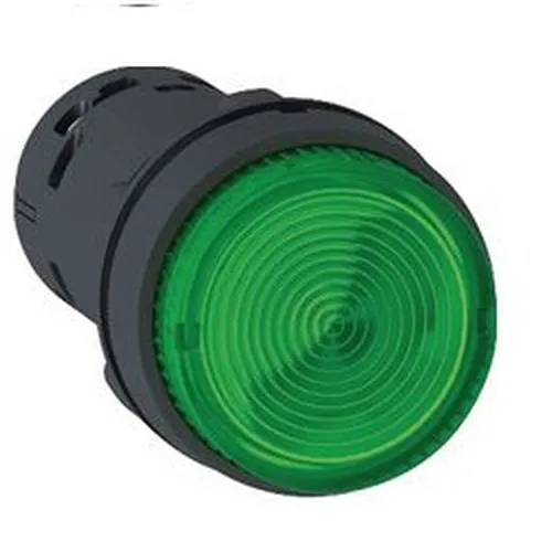 Nút nhấn có đèn Led 230VAC N/O Ø22 màu xanh loại XB7 Schneider Nút nhấn  đèn báo công tắc họ XB7 XB7NW33M1