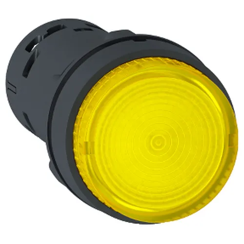 Nút nhấn có đèn Led 24VDC N/O Ø22 màu vàng loại XB7 Schneider Nút nhấn  đèn báo công tắc họ XB7 XB7NW38B1