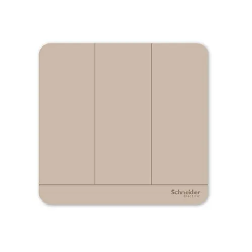 Nút nhấn nhả ba màu vàng ánh kim Schneider AvatarOn E8333PRL1_WG