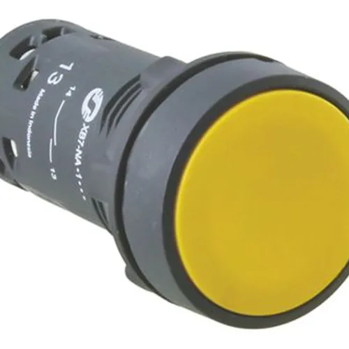 Nút nhấn nhả Ø22 N/O + N/C màu vàng loại XB7 Schneider Nút nhấn  đèn báo công tắc họ XB7 XB7NA85