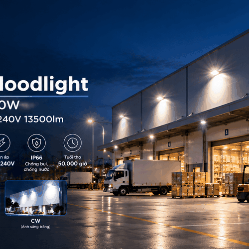 [Philips Inside] Đèn Pha LED Tango G2 Floodlight Chiếu Sáng Đường Hầm Xe Cộ Citilight CTL281P 90W LED135/WW 220-240V 13500LM