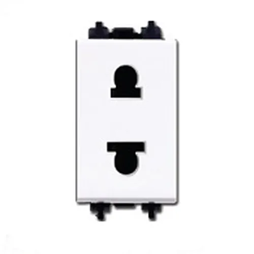 Ổ cắm 2 chấu 10A size S Schneider S - Flexi F30426USM_WE_G19