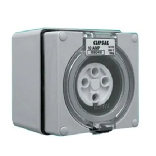 Ổ cắm có đế 5P 40A 500V IP66 Schneider Ổ cắm - Surface socket IP66 S56SO540GY