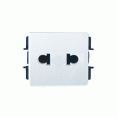 Ổ cắm đơn 2 chấu 10A size M Schneider S - Flexi F1426USM_WE_G19