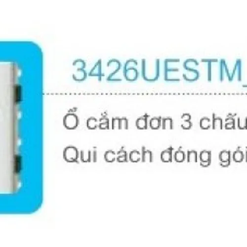 Ổ cắm đơn 3 chấu Schneider Concept 3426UESTM_G19