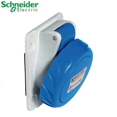 Ổ cắm gắn âm dạng nghiêng 2P 230V 125A IP67 Schneider Ổ cắm âm dạng nghiêng 81290