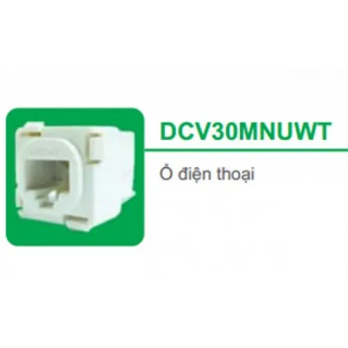 Ổ điện thoại Schneider S-Classic DCV30MNUWT