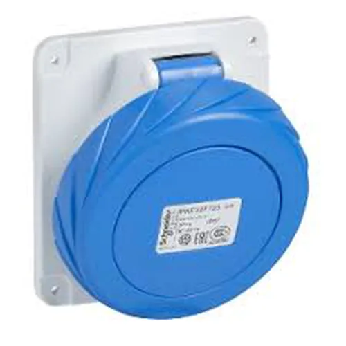 Ổ cắm gắn âm dạng nghiêng 2P 230V 32A IP67 Schneider Ổ cắm âm dạng nghiêng PKF16F723