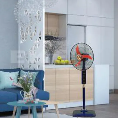 Quạt đứng Mỹ Phong MP18QĐ Remote – Xanh dương (cánh cam)