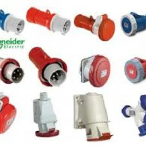 Ổ cắm gắn âm dạng nghiêng 2P 230V 16A IP44 Schneider Ổ cắm âm dạng nghiêng PKF16F423