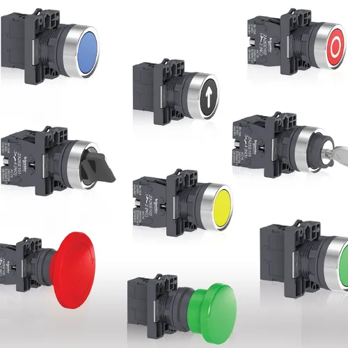 Công tắc xoay có khóa Ø 22 Schneider Nút nhấn đèn báo công tắc xoay họ XA2 XA2EG73