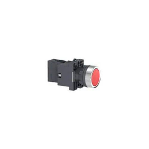Nút nhấn nhả Ø 22  Màu Đỏ Schneider Nút nhấn đèn báo công tắc xoay họ XA2 XA2EA42