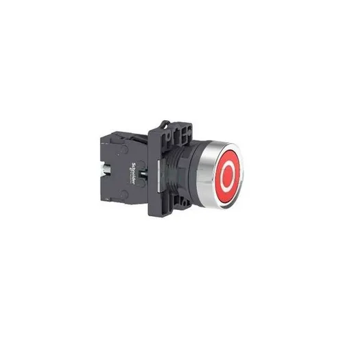 Nút nhấn nhả Ø 22  Màu Đỏ Schneider Nút nhấn đèn báo công tắc xoay họ XA2 XA2EA4322