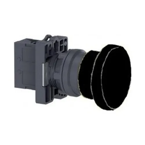 Nút nhấn nhả đầu nấm Ø 60  Màu Đen Schneider Nút nhấn đèn báo công tắc xoay họ XA2 XA2EC21