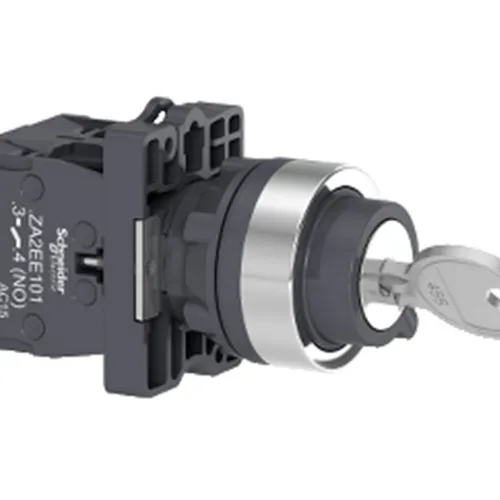 Công tắc xoay có khóa Ø 22 Schneider Nút nhấn đèn báo công tắc xoay họ XA2 XA2EG73