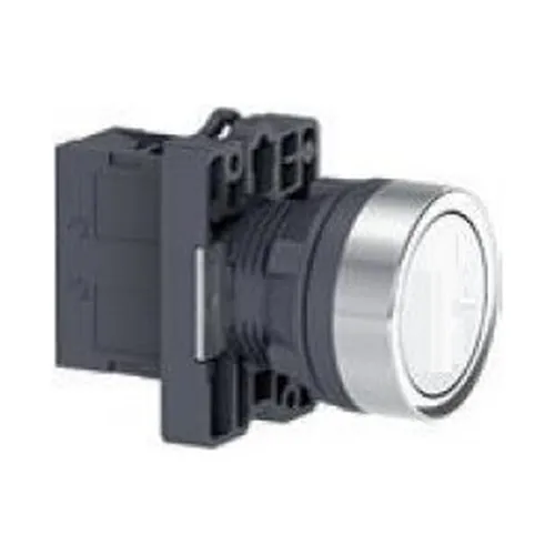 Nút nhấn giữ Ø 22  Màu Trắng Schneider Nút nhấn đèn báo công tắc xoay họ XA2 XA2EH011