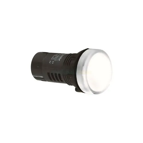 Đèn Báo Ø22  màu trắng Schneider Nút nhấn đèn báo công tắc xoay họ XA2 XA2EVF1LC