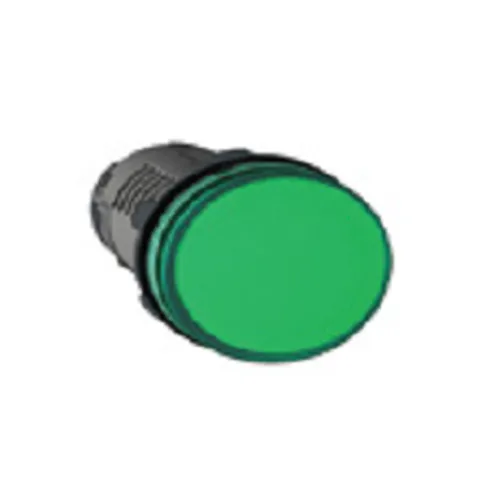 Đèn Báo Ø22  màu xanh lá Schneider Nút nhấn đèn báo công tắc xoay họ XA2 XA2EVQ3LC