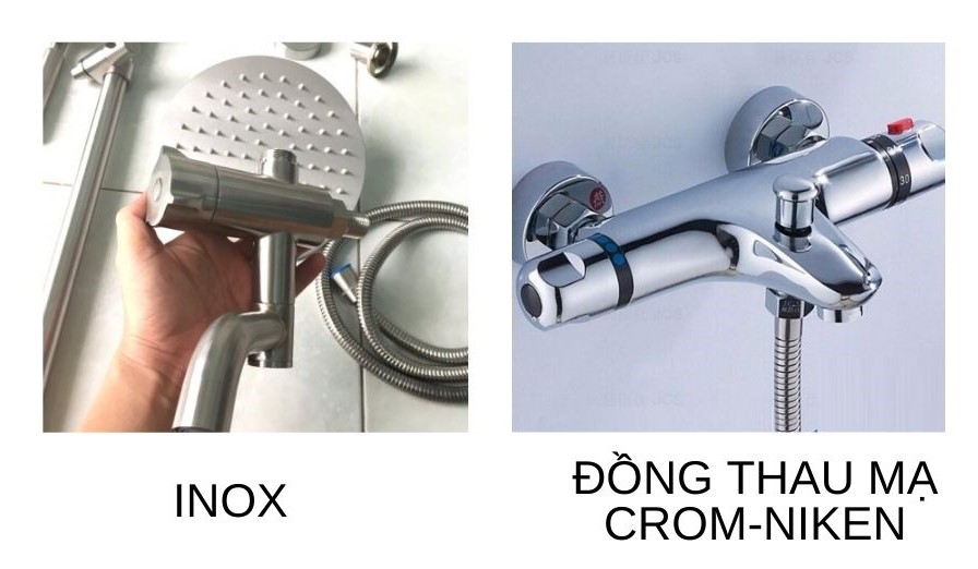 Thân sen Inax làm từ đồng thau mạ Crom-Niken giúp vòi tắm sáng bóng, an toàn, bền đẹp hơn Thân sen Inax làm từ đồng thau mạ Crom-Niken giúp vòi tắm sáng bóng, an toàn, bền đẹp hơn