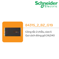 Công tắc 2 chiều size S Schneider Zencelo- A Đồng 8431S_2_BZ_G19 Công tắc 2 chiều size S Schneider Zencelo- A Đồng 8431S_2_BZ_G19
