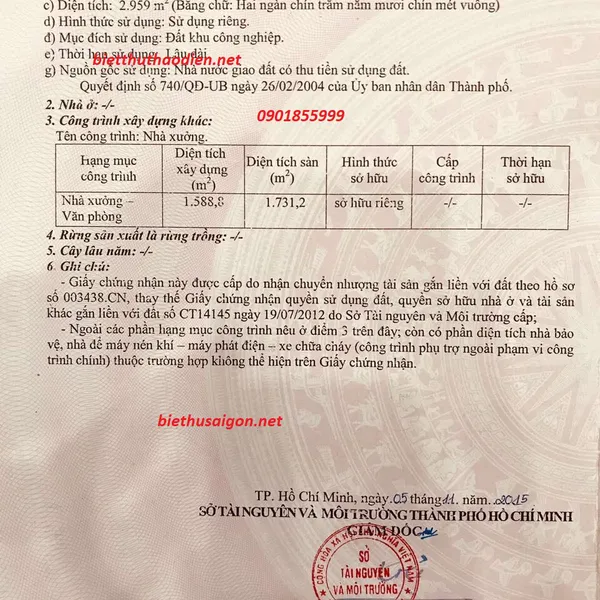 Chuyển nhượng nhà xưởng khu công nghiệp Cái Lái Quận 2 Chuyển nhượng nhà xưởng khu công nghiệp Cái Lái Quận 2