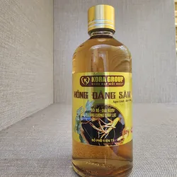 Hồng Đảng Sâm KoRa 15% - Lốc 6 chai 100ml - Nước Giải rượu bia, Giải độc gan, làm mát Gan, bổ Thận (1)